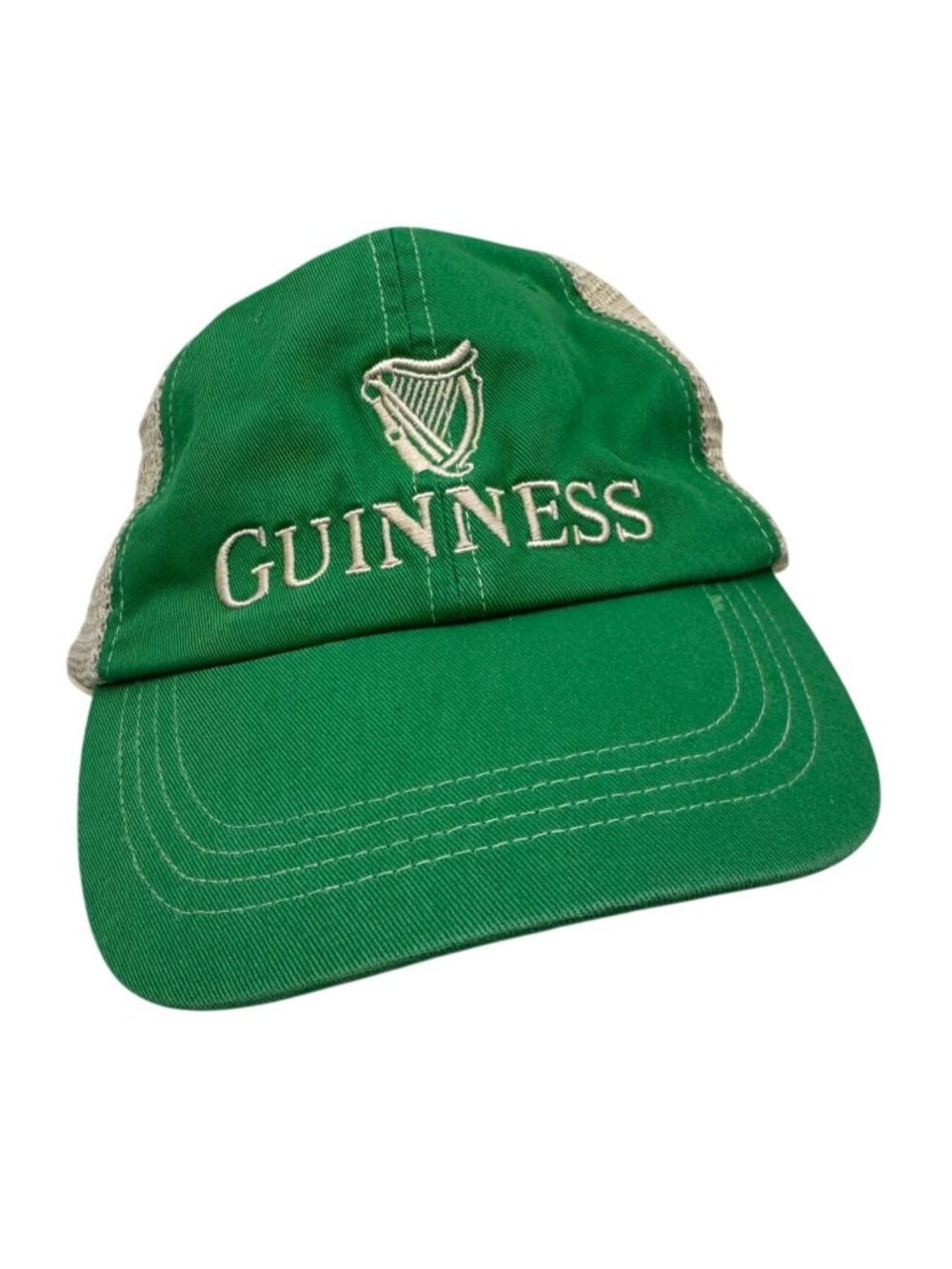 Guinness Embroidered Mesh Adjustable Snapback Cotton Trucker Hat Unisex Casual